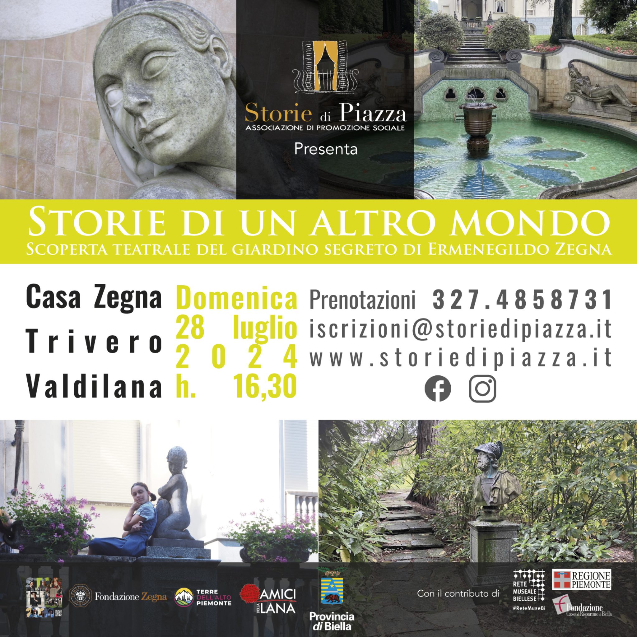 Storie di Piazza casa Zegna 28 luglio